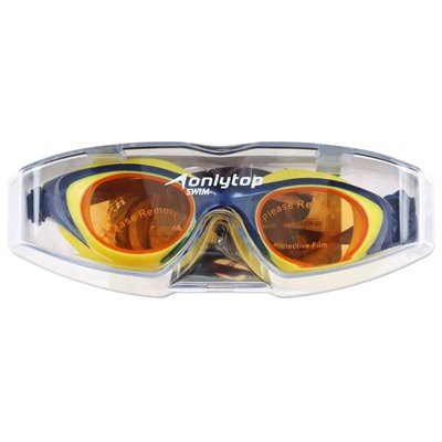 Очки для плавания ONLYTOP, беруши, UV защита