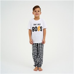 Пижама детская (футболка, брюки) KAFTAN "Boss" размер 30 (98-104)