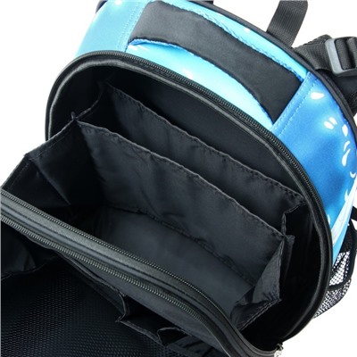 Рюкзак каркасный Probag "Волшебный" 38 х 30 х 16 см, эргономичная спинка, голубой