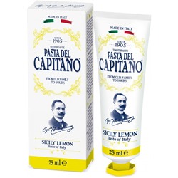 Pasta del Capitano Зубная паста 1905 Sicily Lemon / 1905 Сицилийский Лимон 25 мл
