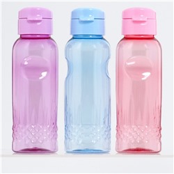 Бутылка для воды "Флорес", 550 мл, 4.7 х 22 х 7 см, микс