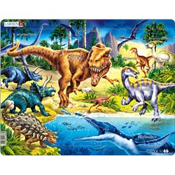 Пазл Larsen «Динозавры», 57 эл.