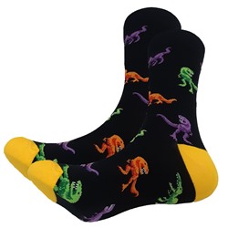 В мире животных | Носки "Разноцветные мегазавры"