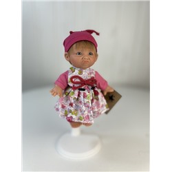 Кукла Джестито "Инфант", 18 см, в розовой шапке, недовольная, арт. 10000U-7