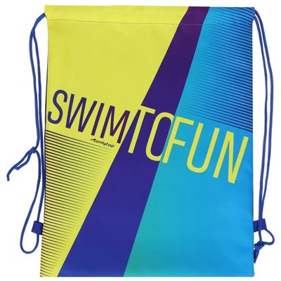 Набор для плавания взрослый ONLITOP Swim: шапочка, беруши, зажим для носа, мешок