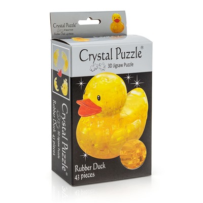 Crystal Puzzle Уточка золотая, 3D-головоломка