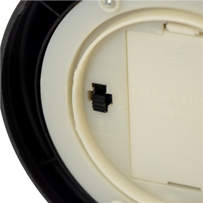 Ночник "Свеча на подставке" LED от батареек 2хАА черный 11х11х28 см