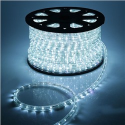 Световой шнур Luazon Lighting 13 мм, IP65, 100 м, 36 LED/м, 220 В, 2W, мерцание, свечение белое