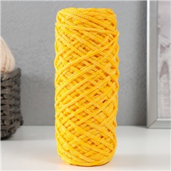 Шнур для вязания 35% хлопок,65% полипропилен 3 мм 85м/165±5 гр (желтый)