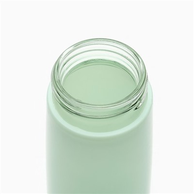 Бутылка для воды из стекла "Мастер К", 400 мл, зелёная