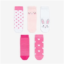 Набор детских носков KAFTAN 5 пар "Cute", размер 14-16 см