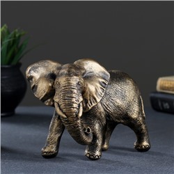 Фигура "Слон африканский" бронза, 18х9х13см