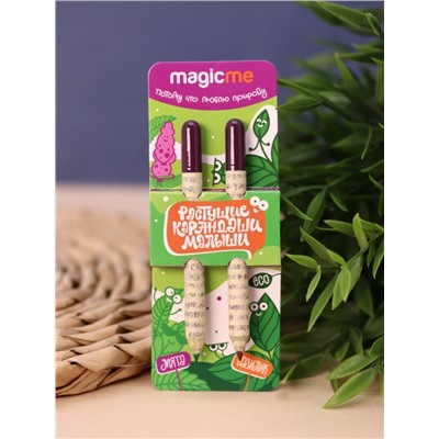Набор растущих карандашей Magicme mini - Мята и Базилик (зеленый/коричневый)