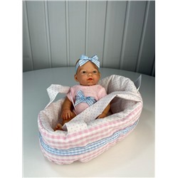 Пупс-мини "Малышка", с переноской-кроваткой, 21 см, арт. 262