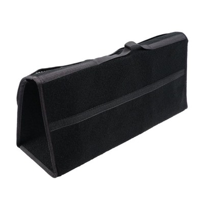 Органайзер в багажник ковролиновый, черный  50х25х15 см