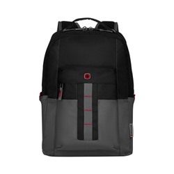 Рюкзак молодёжный Wenger, 45 х 34 х 25 см, эргономичная спинка, отделение для ноутбука, чёрный, серый