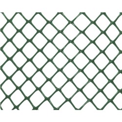 Сетка садовая, 1.6 × 20 м, ячейка 18 × 18 мм, цвет хаки