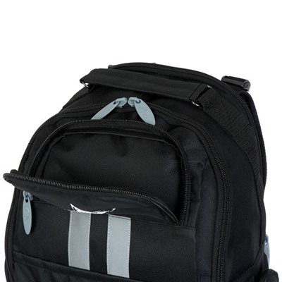 Рюкзак молодёжный, 42 х 28 х 16 см, эргономичная спинка, 18 л, Calligrata Г "Чёрный со звездой"