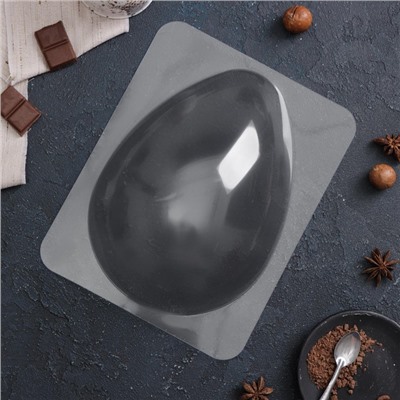 Форма для шоколада и конфет «Яйцо», 22×16×8 см, цвет прозрачный