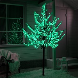 Светодиодное дерево «Клён» 2 м, 900 LED, постоянное свечение, 220 В, свечение зелёное