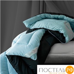 Одеяло 'Sleep iX' MultiColor 250 гр/м, 140х205 см, (цвет: Черный+Нежно-голубой) Код: 4605674201423