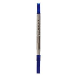 Стержень д/ручки-роллера Parker Cartridge Quink, синий, тонкий 0.5мм, 1950322