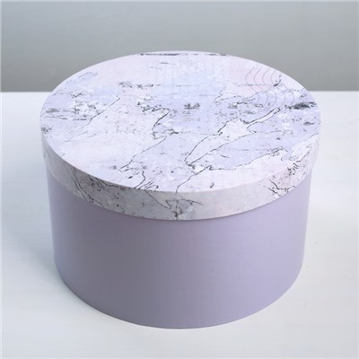 Набор коробок круглых 3 в 1 «Текстуры», 18 × 18 × 13 см, 20 × 20 × 14.5 см, 25 × 25 ×15 см