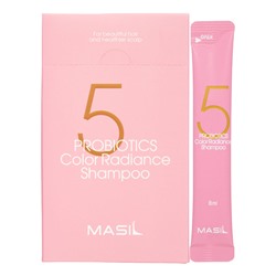 MASIL Шампунь для окрашенных волос с защитой цвета Masil 5 Probiotics Color Radiance Shampoo, 8 мл х 20 шт.