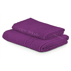 Полотенце махровое гладкокрашеное (Фиолетовый)