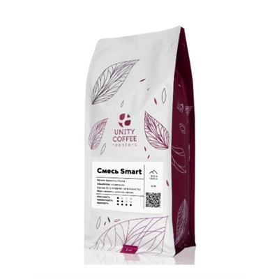 Кофе смесь Smart  (Арабика 50%+Робуста 50%) 1 кг