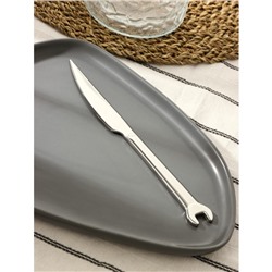 Нож для стейка из нержавеющей стали Magistro Workshop, 22,5 см, цвет серебряный