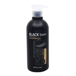 3W CLINIC Шампунь для волос ЧЕРНАЯ ФАСОЛЬ Black Bean Vitalizing Shampoo, 500 мл