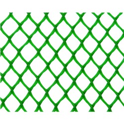 Сетка садовая для ограждения, 0.4 × 10 м, ячейка 7 × 7 мм, цвет зелёный