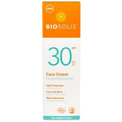 Крем солнцезащитный для лица SPF30. BIOSOLIS, 50 мл