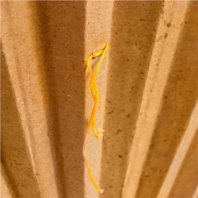 Веер бамбук, текстиль h=50 см "Павлины на ветке" белый