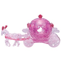 Crystal Puzzle Карета розовая, 3D-головоломка