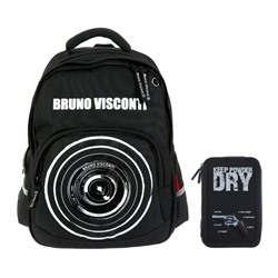 Рюкзак школьный Bruno Visconti "Объектив", 40 х 30 х 19 см, эргономичная спинка, пенал в подарок