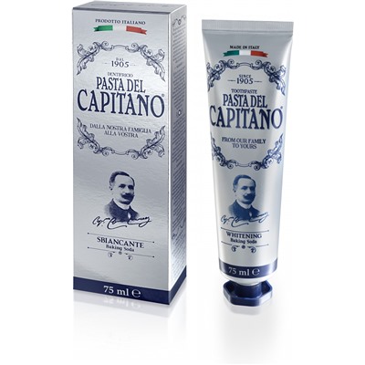 Pasta del Capitano Зубная паста 1905 Baking Soda / 1905 Для деликатного отбеливания с содой 75 мл