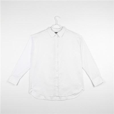Рубашка базовая SL, оверсайз 46-48, белый