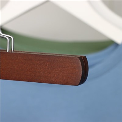 Вешалка для брюк и юбок Доляна, 25×17 см, цвет вишнёвый