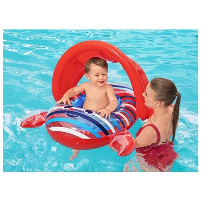 Круг для плавания с сиденьем «Крабик», 86 х 66 см, от 6-18 месяцев, цвет МИКС, 34125 Bestway