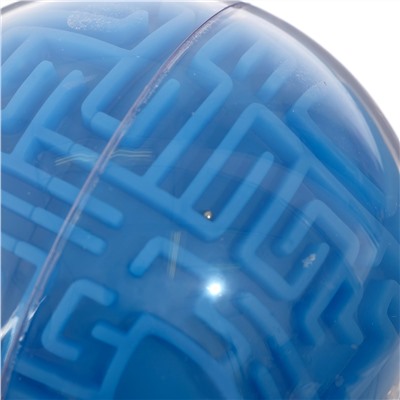 Puzzle 3D-Лабиринт «Удивительный шар», синий (сложность 3/3)