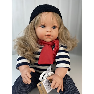 Кукла "Сьюзи", озвученная, в тельняшке и джинсах, 47 см, арт. 47024