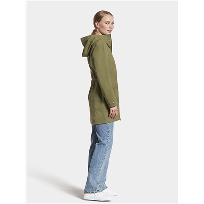 FOLKA Куртка женская  Артикул:504140-692 зеленый холст