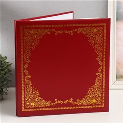Фотоальбом магнитный 20 листов "Гармония" красный 32,5х2,5х33,5 см