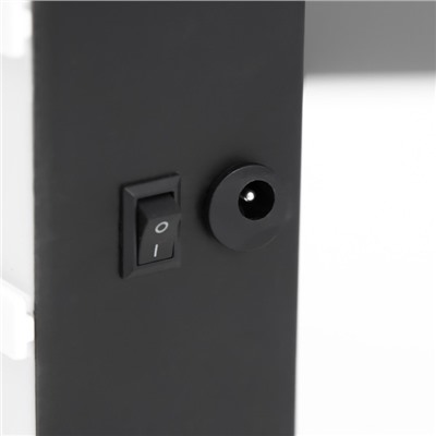 Ночник "Домик" LED от батареек/USB чёрно-белый 22х24,5х5 см