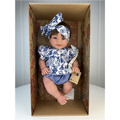 Кукла-пупс Паула, в цветной тунике, штанишках и повязке, 47 см, арт. 46503