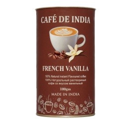 Bharat Bazaar Кофе натуральный со вкусом французской ванили 100г