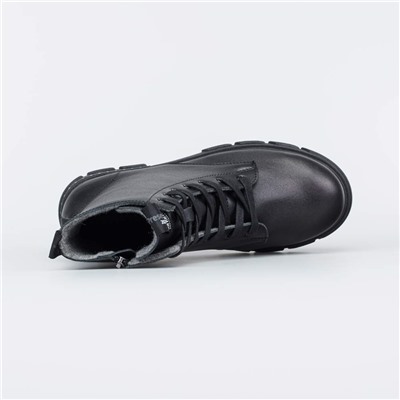 752194-32 черный ботинки школьно-подростковые Нат. кожа