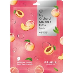 Тканевая маска для лица с персиком My Orchard Squeeze Mask Peach, 20 мл